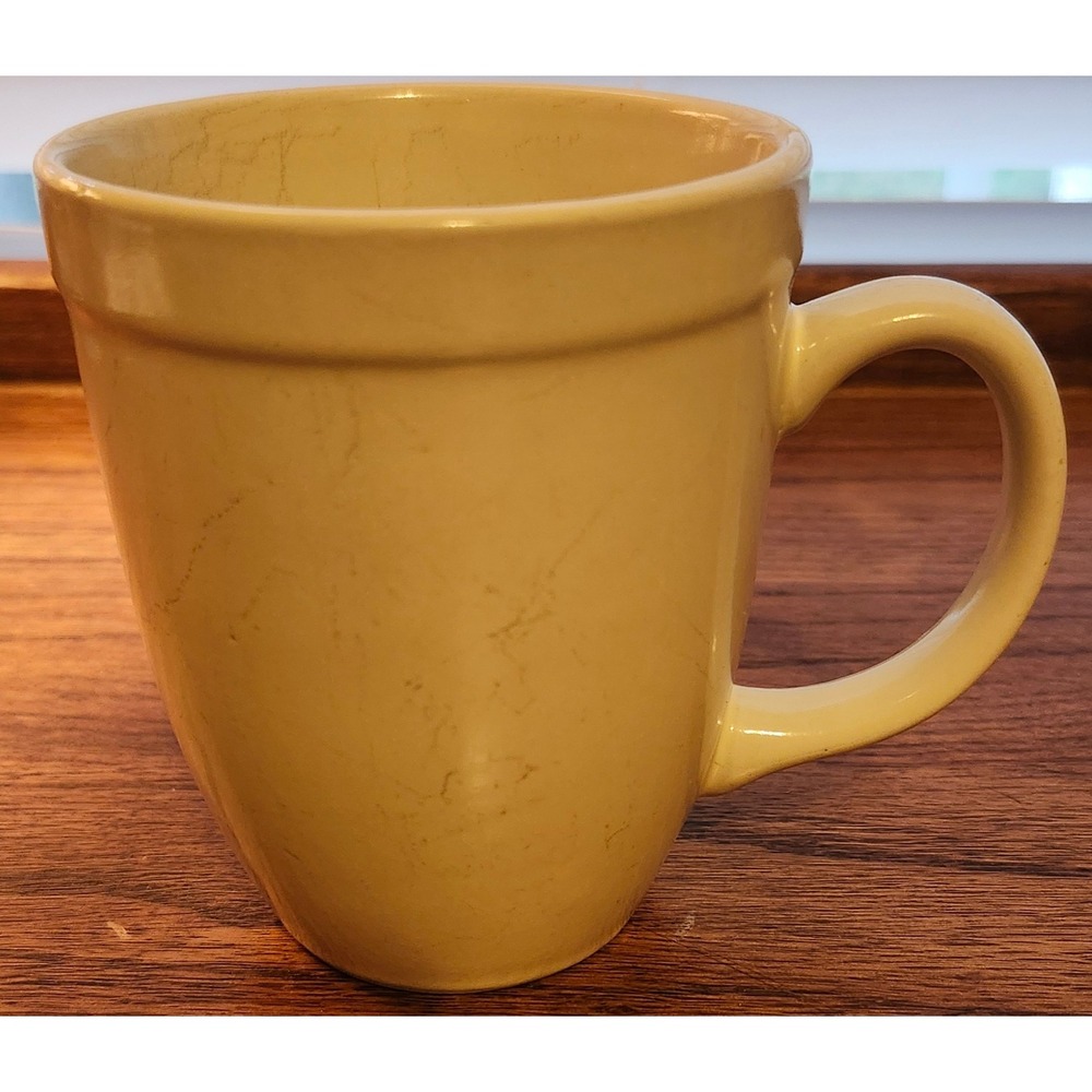 Gibson Everyday Coffee Mug Cream Stoneware Cup Microwave Dishwasher Safe